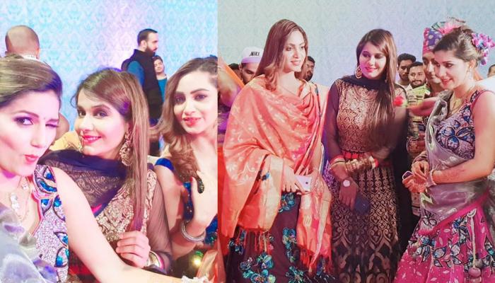 pics: bigg boss contestants attended sapna choudhary's brother marriage pics: bigg boss contestants attended sapna choudhary's brother marriage
