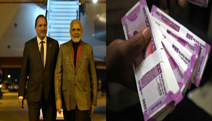 Top news today : pm narendra modi welcomed by Swedish prime minister stefan lofven and Cash crisis in MP, Gujarat and Bihar Top news today : pm narendra modi welcomed by Swedish prime minister stefan lofven and Cash crisis in MP, Gujarat and Bihar