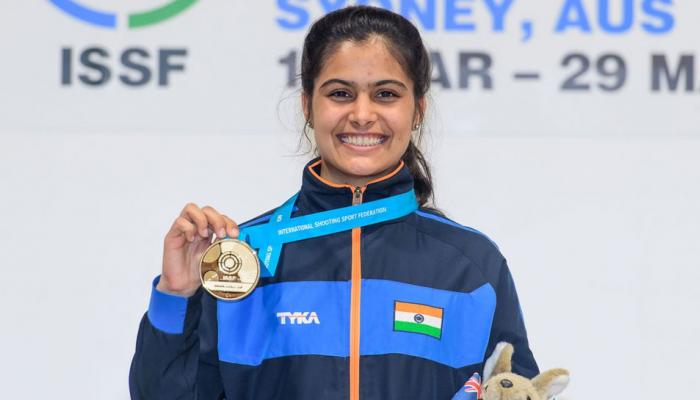 मनु भाकर ने जमीन पर बैठने वाली बात पर दिया दिल को छू देने वाला बयान मनु भाकर ने जमीन पर बैठने वाली बात पर दिया दिल को छू देने वाला बयान
