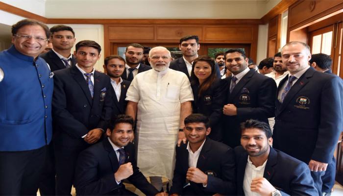Prime Minister Narendra Modi Meets CWG 2018 Medallists Prime Minister Narendra Modi Meets CWG 2018 Medallists
