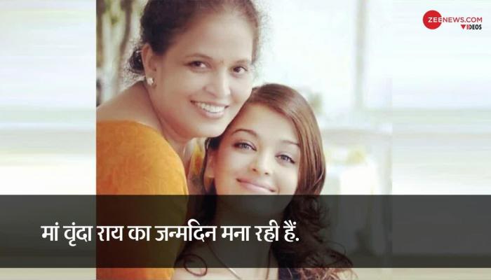 aishwarya shared an adorable pic of her mother on her birthday