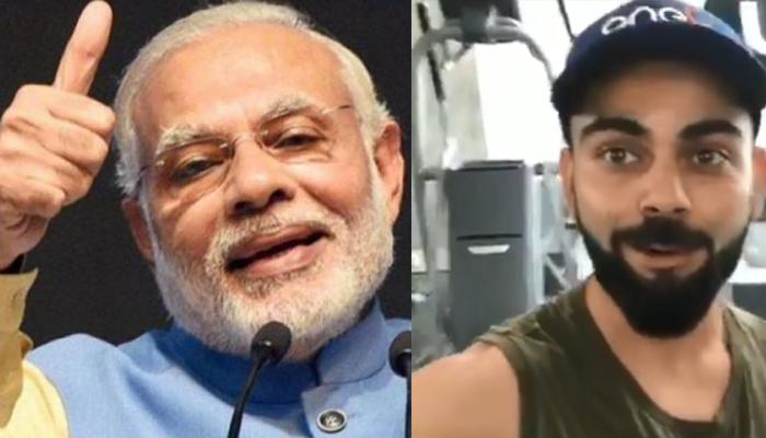 पीएम मोदी ने स्वीकार किया विराट कोहली का चैलेंज, कहा- जल्द देंगे 'जवाब' पीएम मोदी ने स्वीकार किया विराट कोहली का चैलेंज, कहा- जल्द देंगे 'जवाब'