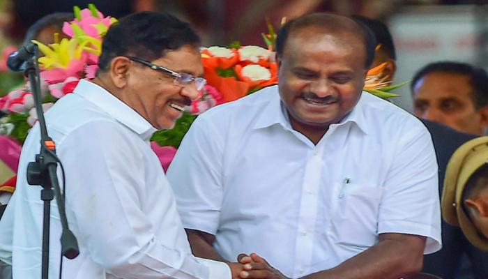 कर्नाटक: सत्ता साझा करने को लेकर डिप्टी CM का बयान बढ़ा सकता है कुमारस्वामी की टेंशन कर्नाटक: सत्ता साझा करने को लेकर डिप्टी CM का बयान बढ़ा सकता है कुमारस्वामी की टेंशन