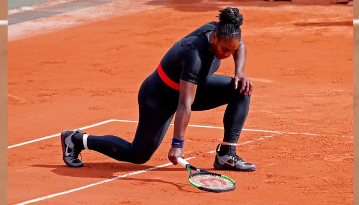 Serena Williams plays in black cat suit for health, says felt like superhero