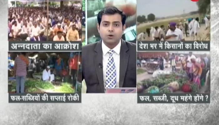 Farmers not to supply milk, vegetables in cities across India from June 1 to 10 अपनी मांगों के लिए सड़कों पर उतरे देशभर के किसान, मंडियों में पसरा सन्नाटा