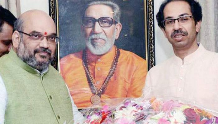 अमित शाह-उद्धव ठाकरे की मुलाकात से पहले शिवसेना ने दोहराया, अकले लड़ेंगे चुनाव अमित शाह-उद्धव ठाकरे की मुलाकात से पहले शिवसेना ने दोहराया, अकले लड़ेंगे चुनाव
