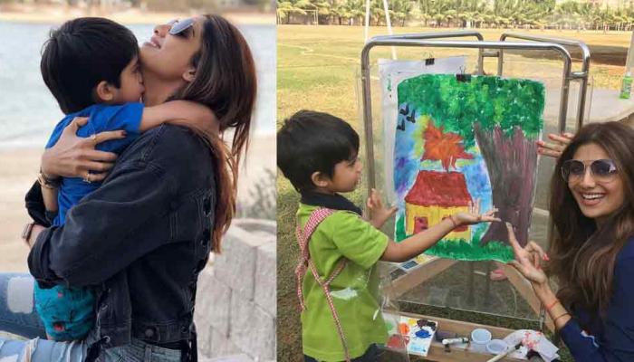 birthday special see in pics the bond of shilpa shetty with his son vihaan birthday special see in pics the bond of shilpa shetty with his son vihaan