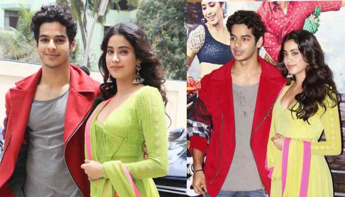 family come to support jhanvi during her first movie dhadak trailer launch family come to support jhanvi during her first movie dhadak trailer launch