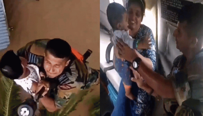 केरल में बाढ़: जब एक छत पर अटकी थी महिलाओं और बच्चे की जिंदगी... केरल में बाढ़: जब एक छत पर अटकी थी महिलाओं और बच्चे की जिंदगी...
