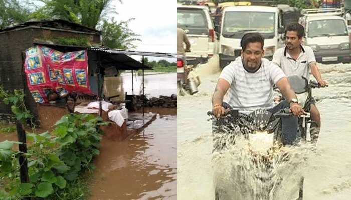 flood situation in kota, after heavy rainfall