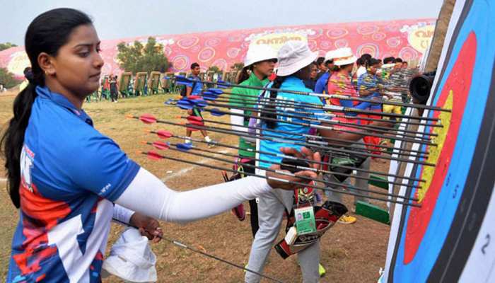 Asian Games 2018: तीरंदाजी में भारतीय रिकर्व टीम ने क्वार्टर फाइनल में जगह बनाई Asian Games 2018: तीरंदाजी में भारतीय रिकर्व टीम ने क्वार्टर फाइनल में जगह बनाई