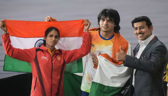 Asian Games 2018, Day 9: Neeraj Chopra wins javelin gold after Dharun, Sudha and Neena win silver in athletics Asian Games 2018, Day 9: Neeraj Chopra wins javelin gold after Dharun, Sudha and Neena win silver in athletics
