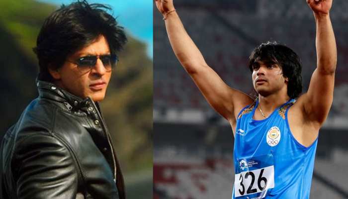 Asian Games 2018 : गोल्ड मेडलिस्ट नीरज चोपड़ा से एक विदेशी ने कहा- 'तुम तो शाहरुख जैसे हैंडसम हो' Asian Games 2018 : गोल्ड मेडलिस्ट नीरज चोपड़ा से एक विदेशी ने कहा- 'तुम तो शाहरुख जैसे हैंडसम हो'