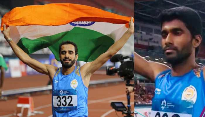 Asian Games 2018: 56 साल में पहली बार भारत को 800 मी में दो मेडल, मनजीत को गोल्ड, जॉनसन को सिल्वर Asian Games 2018: 56 साल में पहली बार भारत को 800 मी में दो मेडल, मनजीत को गोल्ड, जॉनसन को सिल्वर