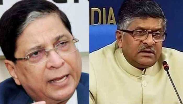 कानून मंत्री ने CJI से उत्तराधिकारी के नाम की सिफारिश करने को कहा कानून मंत्री ने CJI से उत्तराधिकारी के नाम की सिफारिश करने को कहा