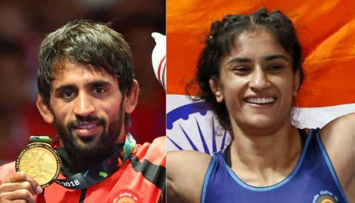 Asian Games: राजीव गांधी खेलरत्न पुरस्कार की दौड़ में पहलवान बजरंग और विनेश फोगाट Asian Games: राजीव गांधी खेलरत्न पुरस्कार की दौड़ में पहलवान बजरंग और विनेश फोगाट