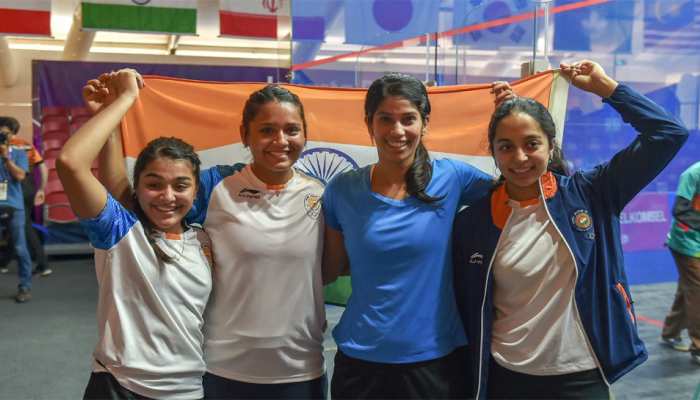 Asian Games 2018: आज गोल्ड जीतने के लिए मैदान में उतरेगी भारतीय महिला स्क्वाश टीम Asian Games 2018: आज गोल्ड जीतने के लिए मैदान में उतरेगी भारतीय महिला स्क्वाश टीम