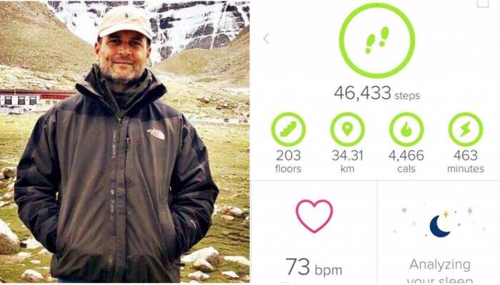 PHOTO: कैलाश मानसरोवर यात्रा में 46 हजार 433 कदम चले राहुल गांधी, शेयर की फोटो PHOTO: कैलाश मानसरोवर यात्रा में 46 हजार 433 कदम चले राहुल गांधी, शेयर की फोटो