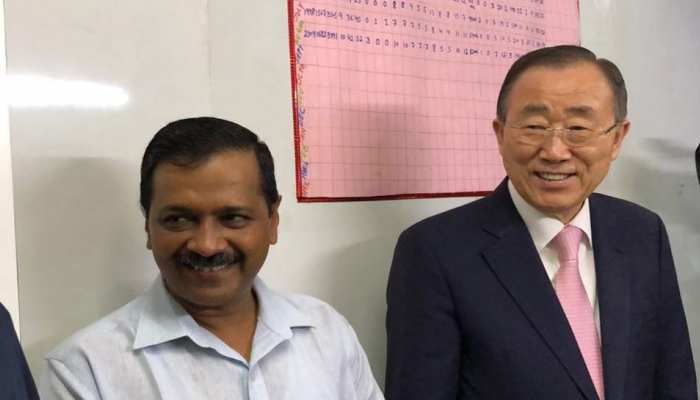 मोहल्ला क्लीनिक के मुरीद हुए UN के पूर्व महासचिव बान की मून, केजरीवाल की जमकर की तारीफ मोहल्ला क्लीनिक के मुरीद हुए UN के पूर्व महासचिव बान की मून, केजरीवाल की जमकर की तारीफ