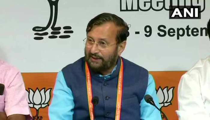 'मोदी रोको अभियान' चला रहा विपक्ष, 2019 में हम फिर भारी बहुमत से आएंगे : जावड़ेकर 'मोदी रोको अभियान' चला रहा विपक्ष, 2019 में हम फिर भारी बहुमत से आएंगे : जावड़ेकर