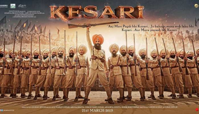 Poster Alert: अक्षय कुमार और करण जौहर ने पोस्टर में दिखाई 'केसरी' की पहली झलक Poster Alert: अक्षय कुमार और करण जौहर ने पोस्टर में दिखाई 'केसरी' की पहली झलक