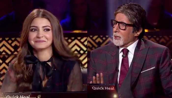 Video: अमिताभ बच्चन ने KBC में ली अनुष्का-विराट की फ्लाइंग Kiss पर कुछ यूं चुटकी Video: अमिताभ बच्चन ने KBC में ली अनुष्का-विराट की फ्लाइंग Kiss पर कुछ यूं चुटकी
