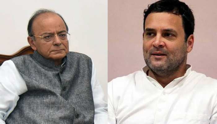 राफेल सौदे पर अरुण जेटली का कांग्रेस पर हमला, राहुल गांधी को बताया 'मसखरा राजकुमार' राफेल सौदे पर अरुण जेटली का कांग्रेस पर हमला, राहुल गांधी को बताया 'मसखरा राजकुमार'