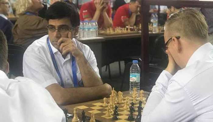 Chess Olympiad: आनंद का जीत से आगाज, भारतीय महिलाओं ने 4 और पुरुषों ने 3 बाजियां जीतीं Chess Olympiad: आनंद का जीत से आगाज, भारतीय महिलाओं ने 4 और पुरुषों ने 3 बाजियां जीतीं