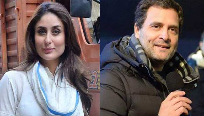 'करीना ने राहुल गांधी को अपनी पसंद बताया, वो भी उनकी फिल्मों का पहला शो देखते थे' 'करीना ने राहुल गांधी को अपनी पसंद बताया, वो भी उनकी फिल्मों का पहला शो देखते थे'