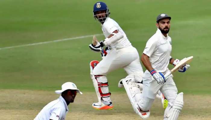INDvsWI: कोहली-रहाणे की साझेदारी ने बनाया रिकॉर्ड, अमला-एल्गर को छोड़ा पीछे INDvsWI: कोहली-रहाणे की साझेदारी ने बनाया रिकॉर्ड, अमला-एल्गर को छोड़ा पीछे