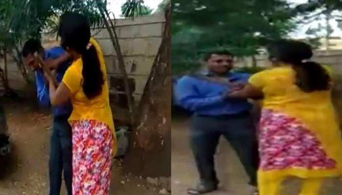 VIDEO : लोन के बदले मैनेजर ने की सेक्स डिमांड, महिला ने सनी देओल स्टाइल में सबक सिखाया VIDEO : लोन के बदले मैनेजर ने की सेक्स डिमांड, महिला ने सनी देओल स्टाइल में सबक सिखाया