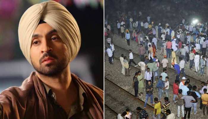 अमृतसर ट्रेन हादसा: पंजाबी सुपरस्टार दिलजीत दोसांज ने रद्द किया अपना शो अमृतसर ट्रेन हादसा: पंजाबी सुपरस्टार दिलजीत दोसांज ने रद्द किया अपना शो