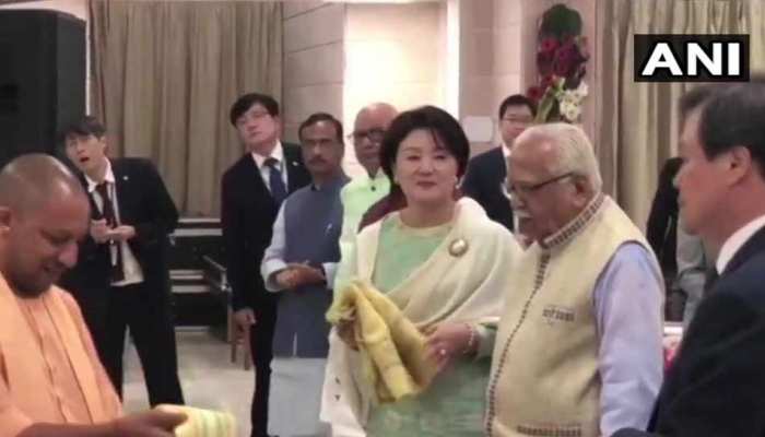 दक्षिण कोरिया की फर्स्ट लेडी पहुंचीं लखनऊ, दीपोत्सव कार्यक्रम की होंगी मुख्य अतिथि दक्षिण कोरिया की फर्स्ट लेडी पहुंचीं लखनऊ, दीपोत्सव कार्यक्रम की होंगी मुख्य अतिथि