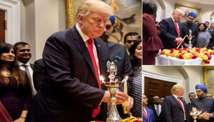डोनाल्ड ट्रंप के दिवाली ट्वीट को लेकर हंगामा, हिंदुओं ने जताई नाराजगी डोनाल्ड ट्रंप के दिवाली ट्वीट को लेकर हंगामा, हिंदुओं ने जताई नाराजगी