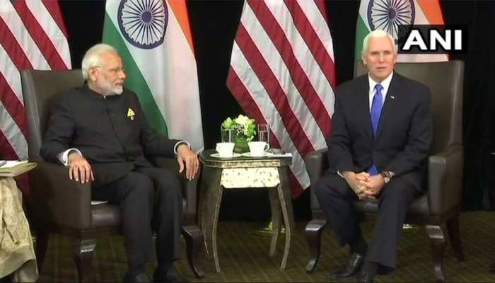 PM मोदी ने US उपराष्ट्रपति को भारत आने का दिया न्योता, माइक पेंस बोले- शुक्रिया PM मोदी ने US उपराष्ट्रपति को भारत आने का दिया न्योता, माइक पेंस बोले- शुक्रिया