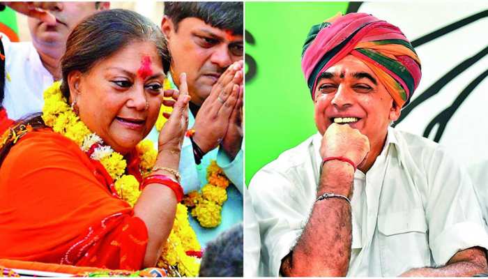 Congress masterstroke in Rajasthan CM Vasundhara Raje vs Manvendra Singh Congress masterstroke in Rajasthan CM Vasundhara Raje vs Manvendra Singh