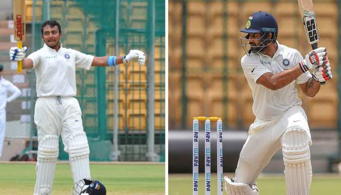 INDAvsNZA: न्यूजीलैंड ए के खिलाफ छाए बल्लेबाज, ड्रॉ मैच में शॉ-विहारी की डबल फिफ्टी INDAvsNZA: न्यूजीलैंड ए के खिलाफ छाए बल्लेबाज, ड्रॉ मैच में शॉ-विहारी की डबल फिफ्टी