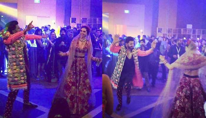 VIRAL VIDEO: बहन रितिका ने दी ग्रैंड पार्टी, दीपिका के साथ जमकर थिरकते नजर आए रणवीर सिंह VIRAL VIDEO: बहन रितिका ने दी ग्रैंड पार्टी, दीपिका के साथ जमकर थिरकते नजर आए रणवीर सिंह