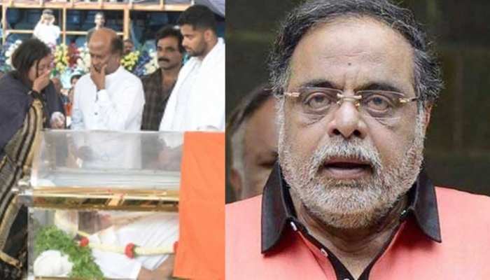 अंबरीश को श्रद्धांजलि देते हुए रो पड़े रजनीकांत, कई कलाकारों ने जताया दुख अंबरीश को श्रद्धांजलि देते हुए रो पड़े रजनीकांत, कई कलाकारों ने जताया दुख