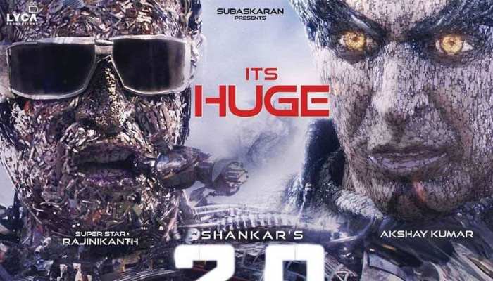 '2.0' BOX OFFICE: रजनीकांत और अक्षय का जादू 6वें दिन भी बरकरार, कमाए इतने करोड़ '2.0' BOX OFFICE: रजनीकांत और अक्षय का जादू 6वें दिन भी बरकरार, कमाए इतने करोड़