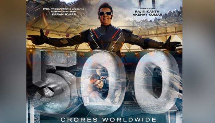 Box Office: '2.0' की कमाई ने रच डाला नया इतिहास, सात दिन में कमाई 500 करोड़ के पार Box Office: '2.0' की कमाई ने रच डाला नया इतिहास, सात दिन में कमाई 500 करोड़ के पार