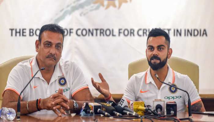 जीत की खुशी में अपशब्द कह गए टीम इंडिया के कोच रवि शास्त्री, अब हो रहे ट्रोल जीत की खुशी में अपशब्द कह गए टीम इंडिया के कोच रवि शास्त्री, अब हो रहे ट्रोल