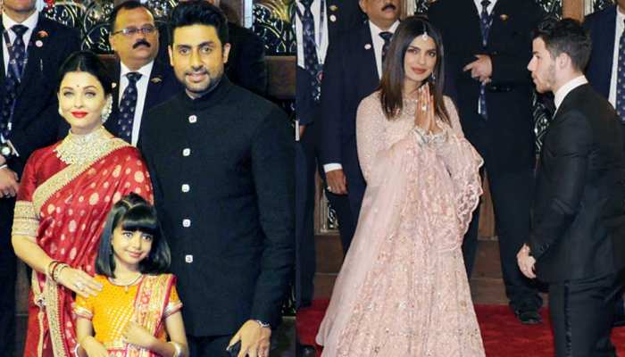 Isha Ambani Wedding: लाल साड़ी में ऐश्वर्या, पिंक लुक में प्रियंका चोपड़ा ने की एंट्री Isha Ambani Wedding: लाल साड़ी में ऐश्वर्या, पिंक लुक में प्रियंका चोपड़ा ने की एंट्री