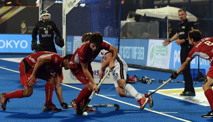 Hockey World Cup 2018: जर्मनी को हराकर बेल्जियम सेमीफाइनल में, इंग्लैंड से होगा मुकाबला Hockey World Cup 2018: जर्मनी को हराकर बेल्जियम सेमीफाइनल में, इंग्लैंड से होगा मुकाबला
