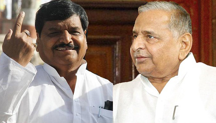 सपा में दो-फाड़ : शिवपाल ने समाजवादी सेक्‍युलर मोर्चा नाम से बनाई नई पार्टी, मुलायम होंगे अध्‍यक्ष