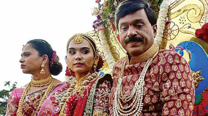 G Janardhana Reddy's daughter's lavish wedding: bride Brahmani wore ...